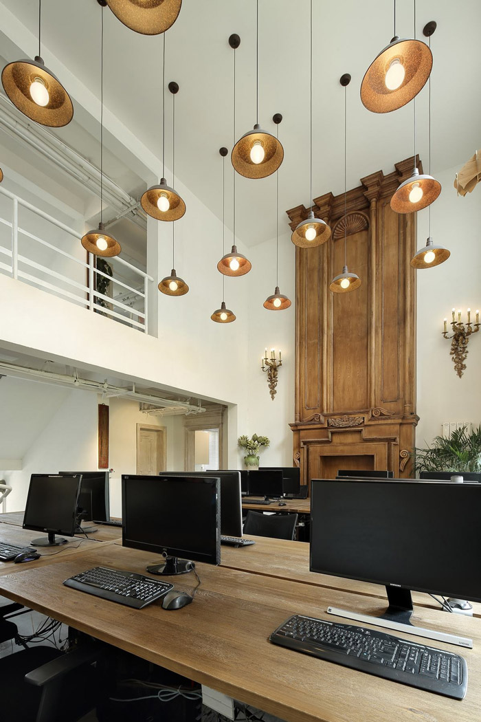 別墅辦公室辦公區(qū)裝修設(shè)計效果圖