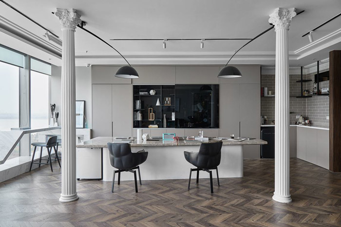 公寓式辦公室辦公區(qū)裝修設(shè)計(jì)效果圖