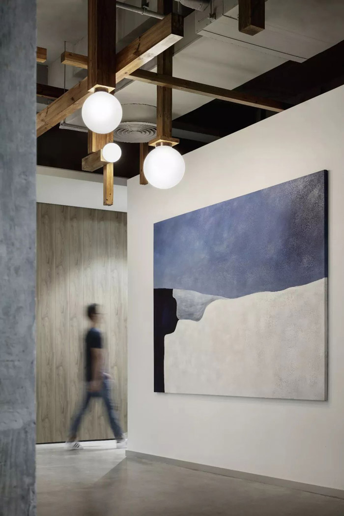 1300平方辦公室走廊裝修設(shè)計效果圖