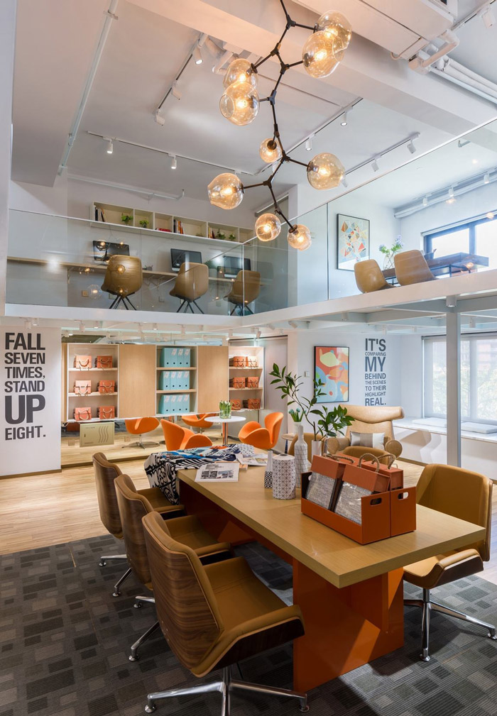 loft辦公室辦公區(qū)裝修效果圖