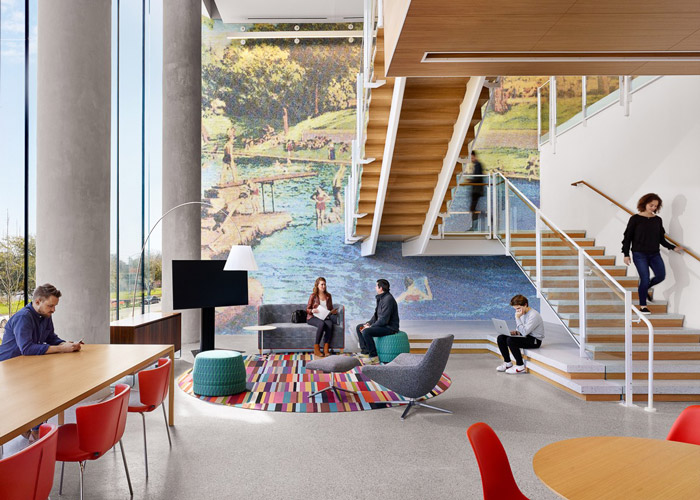 辦公大樓休息區(qū)裝修效果圖