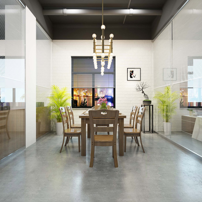 工業(yè)風辦公室會議室設計效果圖