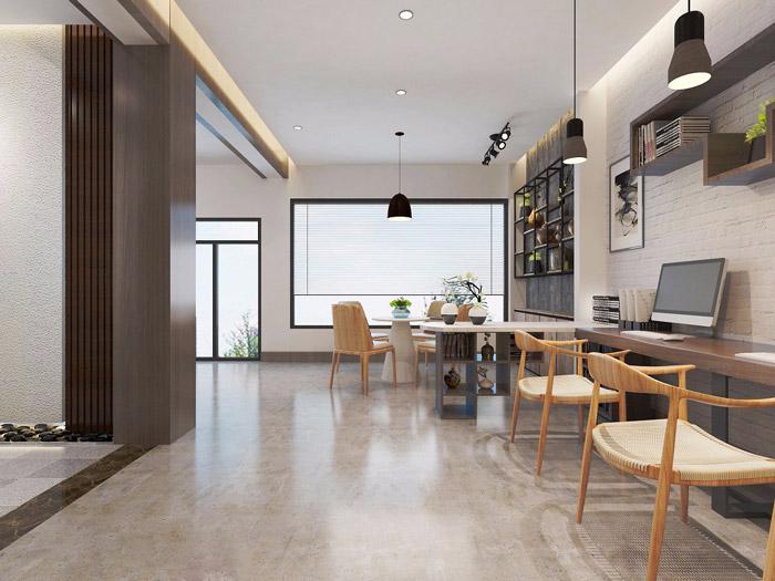 北歐風(fēng)格辦公室交流區(qū)設(shè)計效果圖
