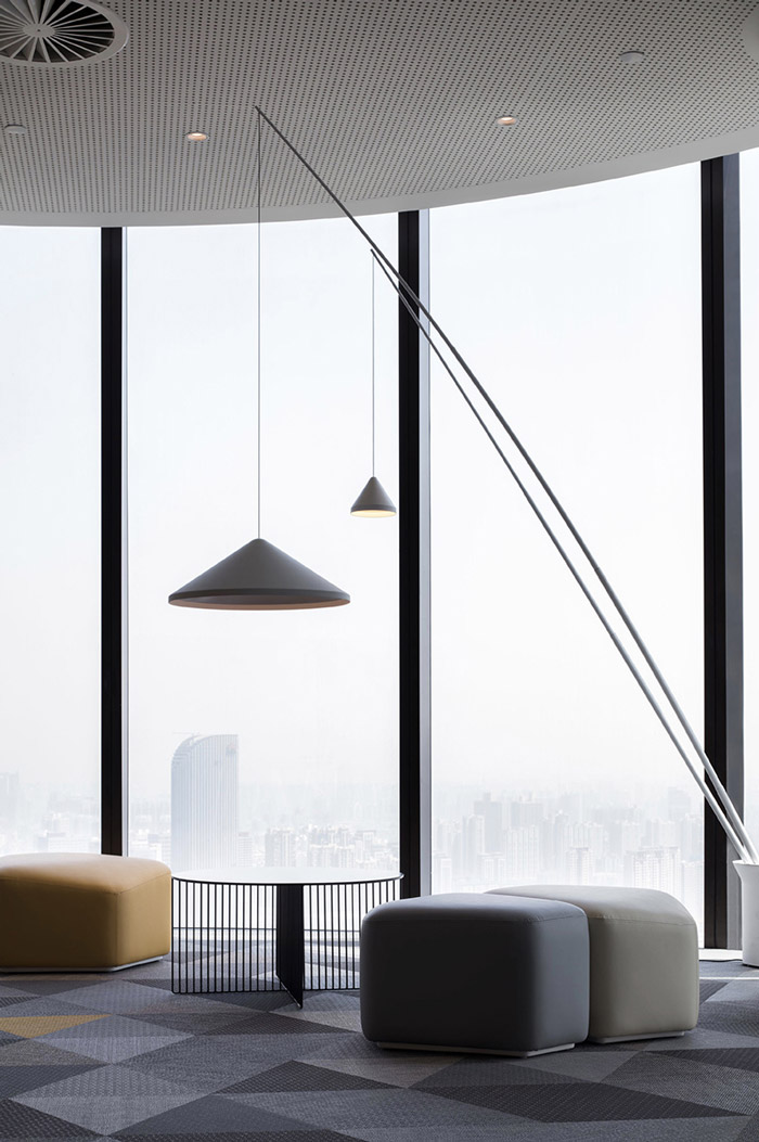 集團(tuán)辦公樓交流區(qū)設(shè)計(jì)效果圖