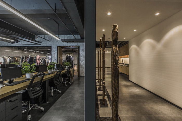 東方禪意辦公室辦公區(qū)裝修效果圖