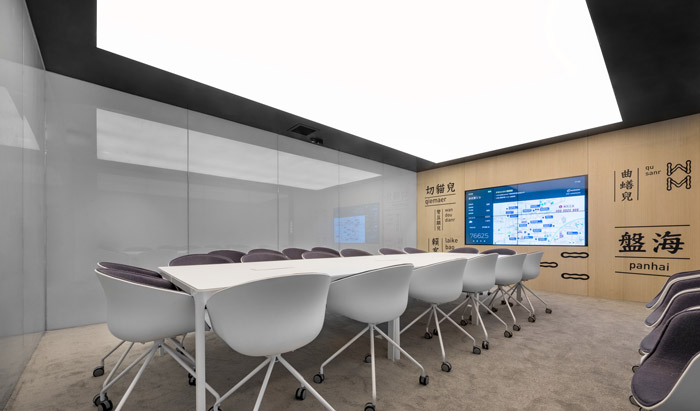 清爽辦公室會議室裝修設計效果圖