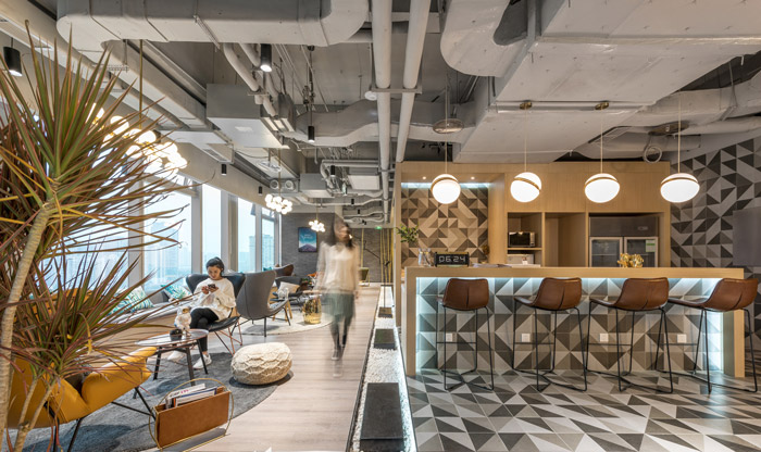 清爽辦公室茶水間裝修設計效果圖