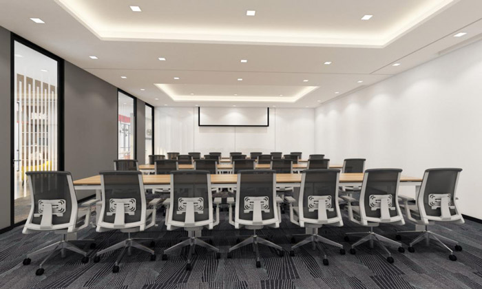 食品公司辦公室培訓室裝修設計效果圖