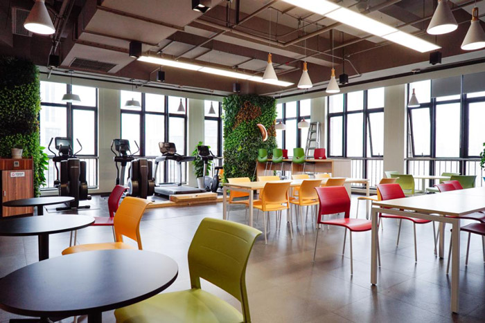 食品公司辦公室休閑區(qū)裝修設計效果圖