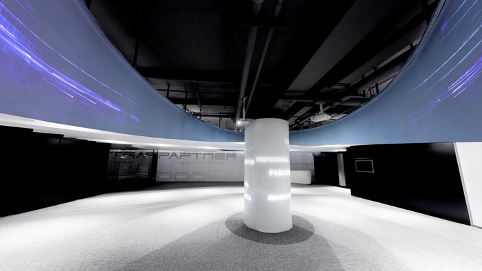 創(chuàng)意辦公室展廳裝修效果圖