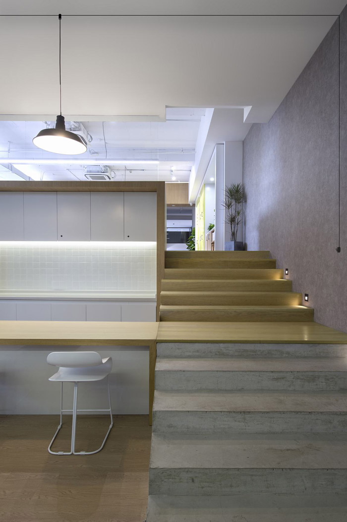 總部辦公樓茶水間裝修效果圖