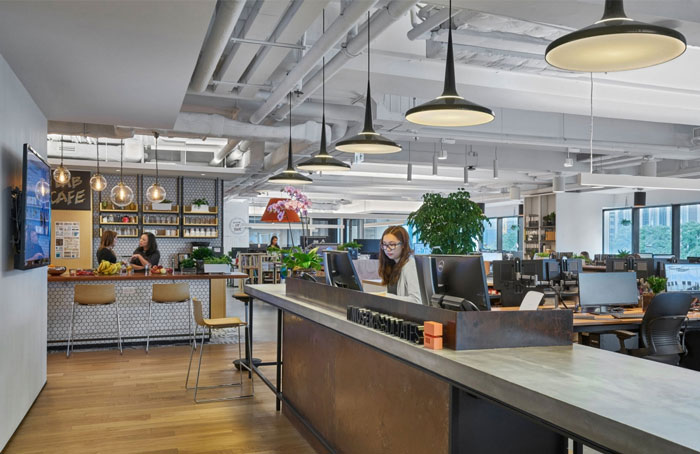 分公司辦公室進(jìn)門區(qū)設(shè)計(jì)效果圖