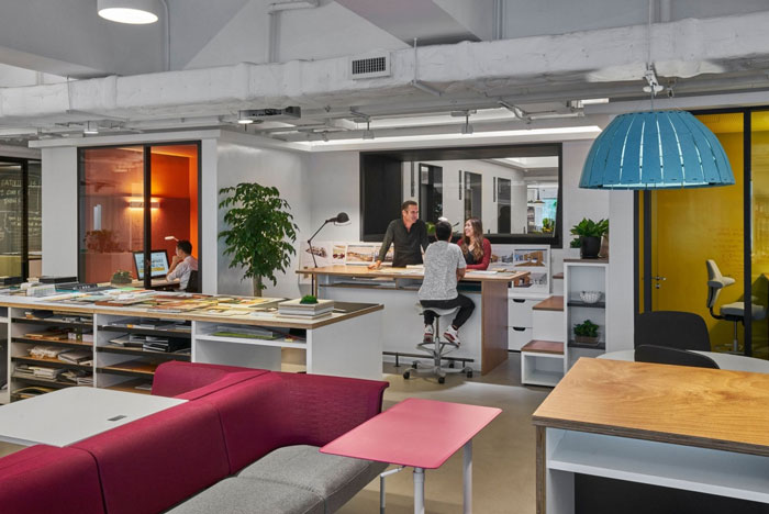 分公司辦公室閱讀區(qū)設(shè)計(jì)效果圖