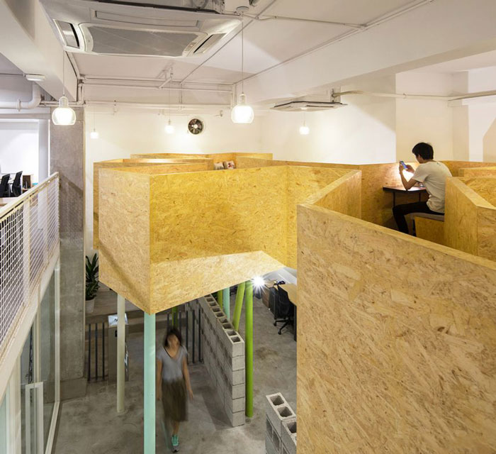 工廠改造辦公室云座設(shè)計(jì)效果圖