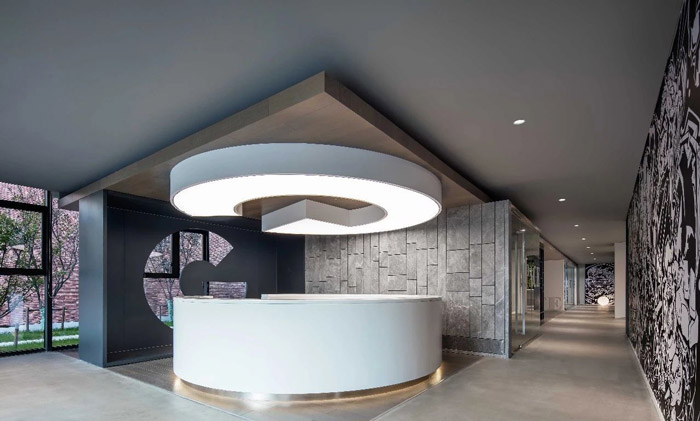 it公司辦公室前臺(tái)設(shè)計(jì)效果圖