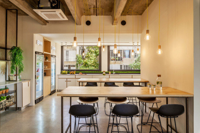 綠色辦公室茶水間設(shè)計(jì)效果圖