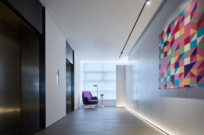 企業(yè)辦公空間電梯間設(shè)計(jì)裝修效果圖