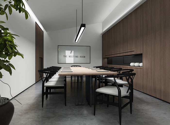 商務(wù)辦公室會議室裝修效果圖