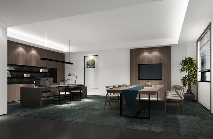 商務(wù)總經(jīng)理辦公室裝修效果圖