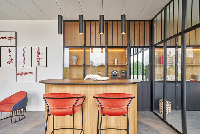 研究機(jī)構(gòu)辦公室接待區(qū)裝修效果圖