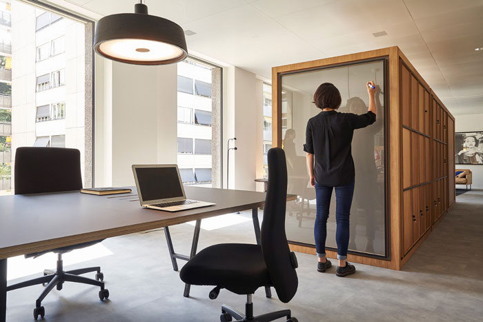 研究機(jī)構(gòu)辦公室辦公區(qū)裝修效果圖