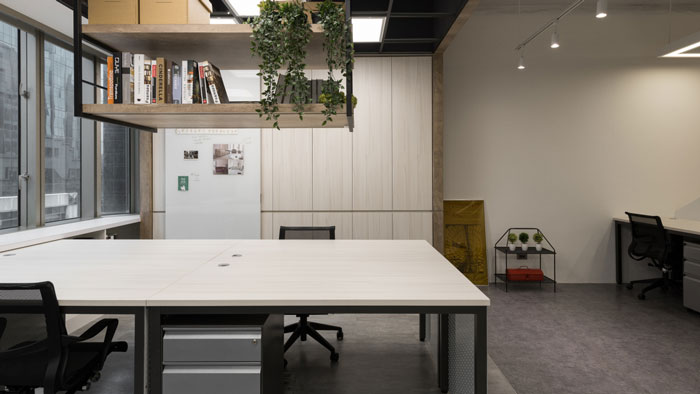 鞋業(yè)公司辦公室辦公區(qū)裝修效果圖