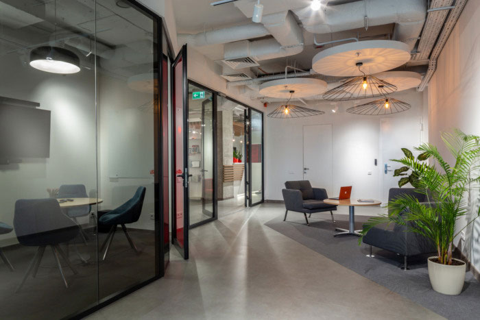 納維亞風格辦公室接待區(qū)裝修效果圖