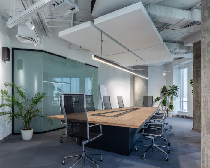 納維亞風格辦公室會議室裝修效果圖