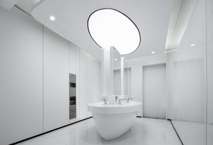 總部辦公大樓樣品區(qū)設計效果圖