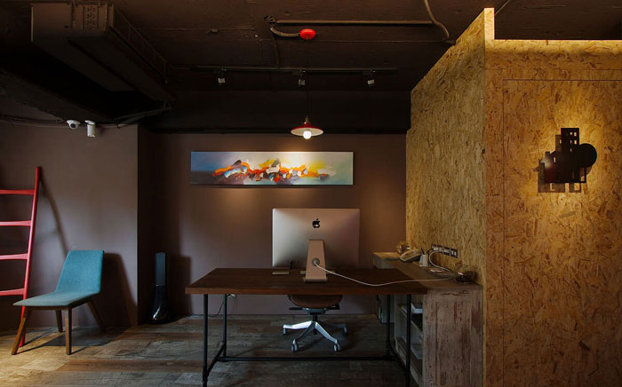 復(fù)古總經(jīng)理辦公室裝飾設(shè)計(jì)效果圖