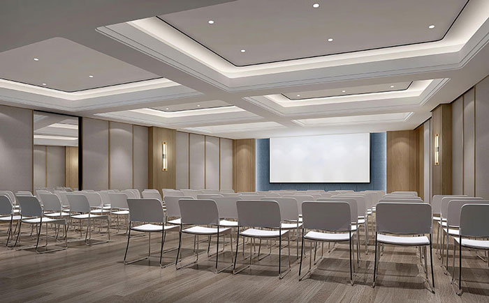 金融公司辦公空間培訓(xùn)室裝修設(shè)計(jì)效果圖