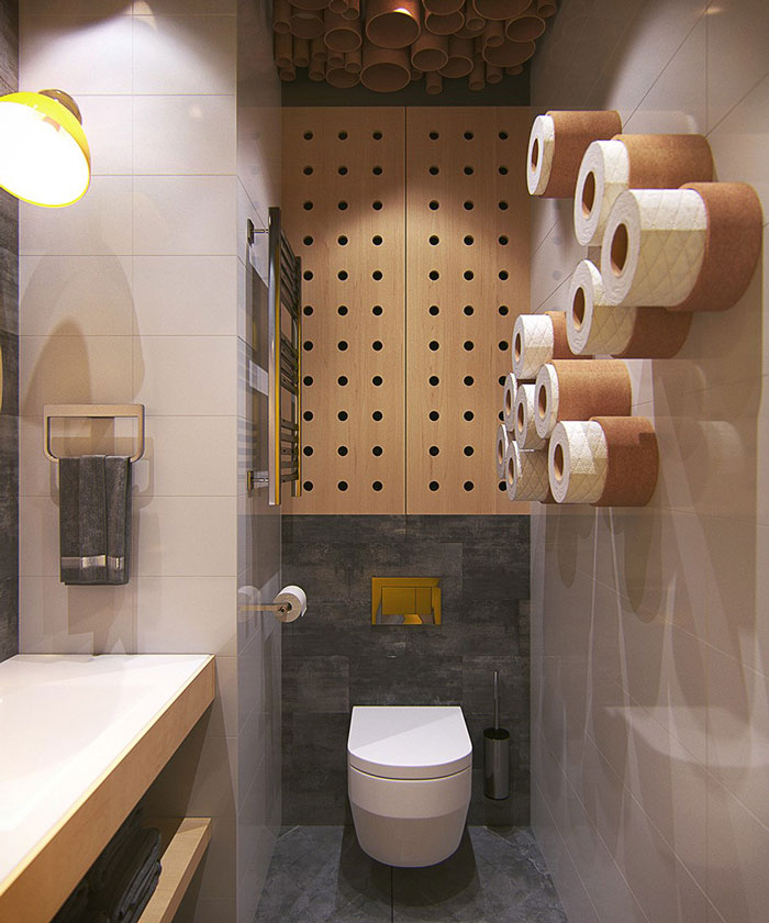 復(fù)古辦公室衛(wèi)生間裝修設(shè)計(jì)效果圖