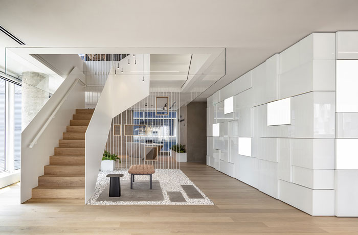 新總部辦公樓接待區(qū)裝修設計效果圖