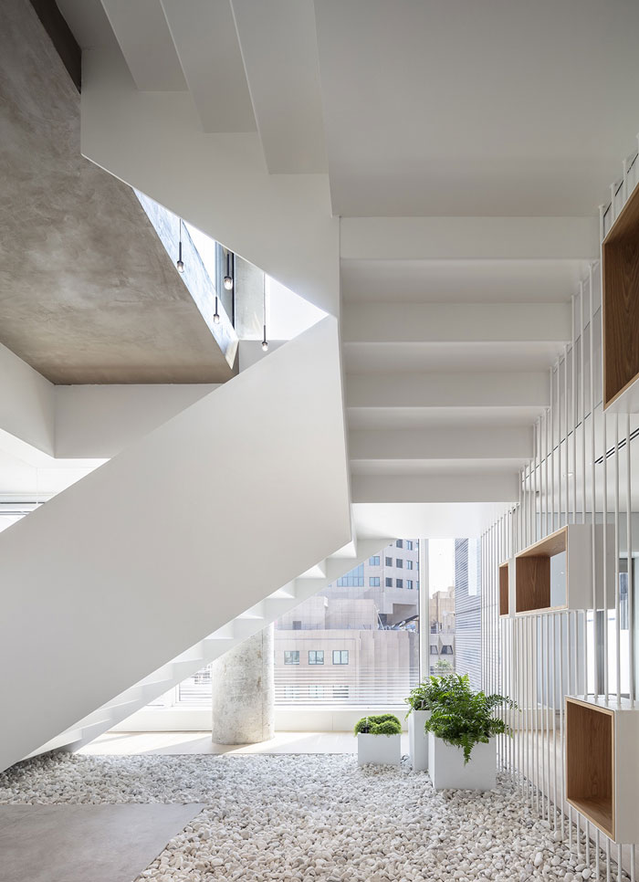 新總部辦公樓樓梯裝修設計效果圖