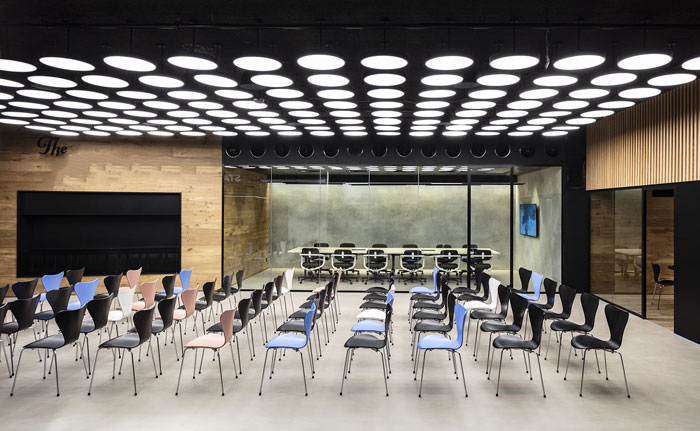 新總部辦公樓培訓區(qū)裝修設計效果圖