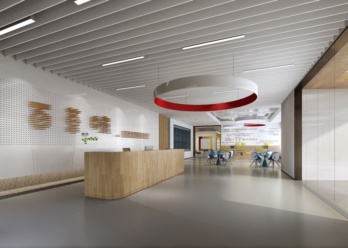 杭州食品公司辦公室裝修設(shè)計效果圖