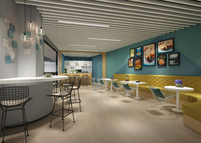 杭州食品公司辦公室茶水間裝修設(shè)計(jì)效果圖