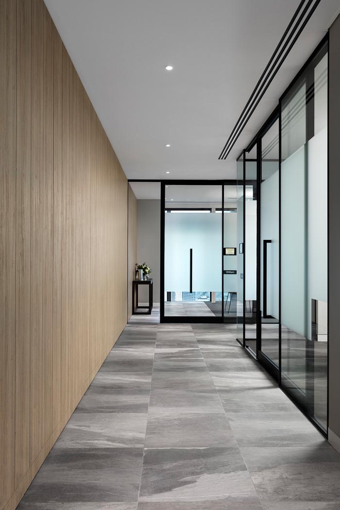 保險(xiǎn)公司辦公室走廊裝修設(shè)計(jì)效果圖