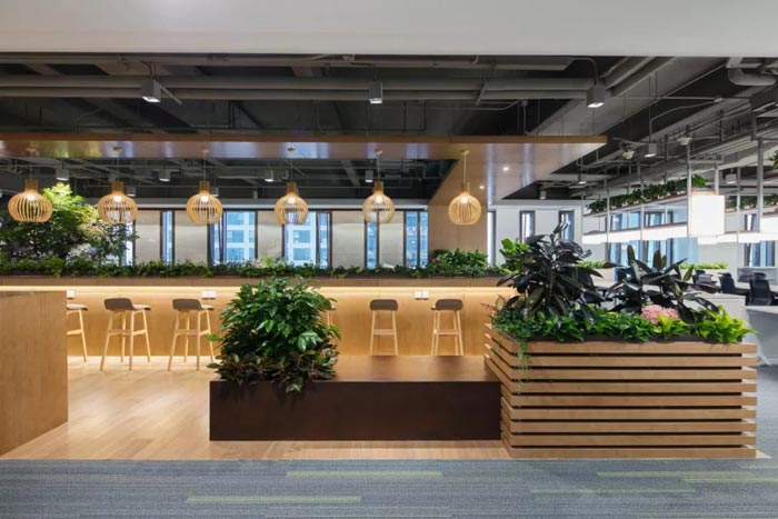 10000平方集團(tuán)辦公室吧臺(tái)設(shè)計(jì)方案