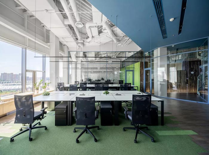 二(2)層辦公室辦公區(qū)設(shè)計方案