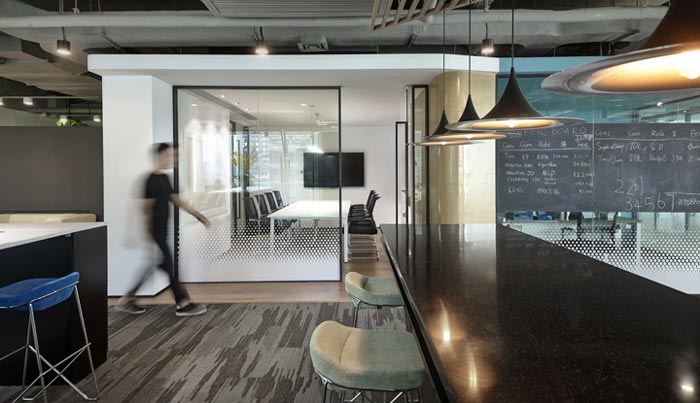 400平方辦公室入口設(shè)計(jì)方案