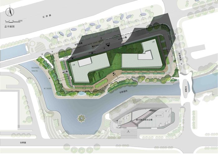 杭州新天地商務(wù)中心設(shè)計(jì)平面圖