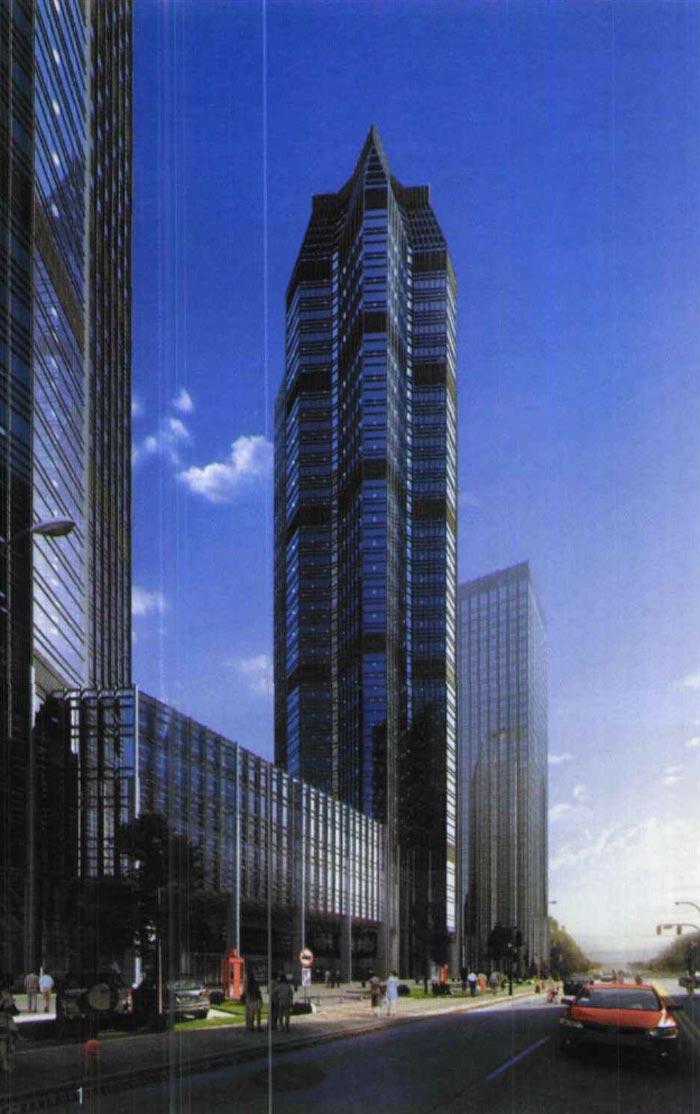 杭州中華航空大廈寫字樓設(shè)計(jì)外景圖