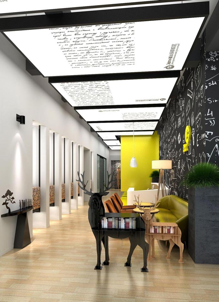 創(chuàng)業(yè)孵化器接待裝修設計效果圖