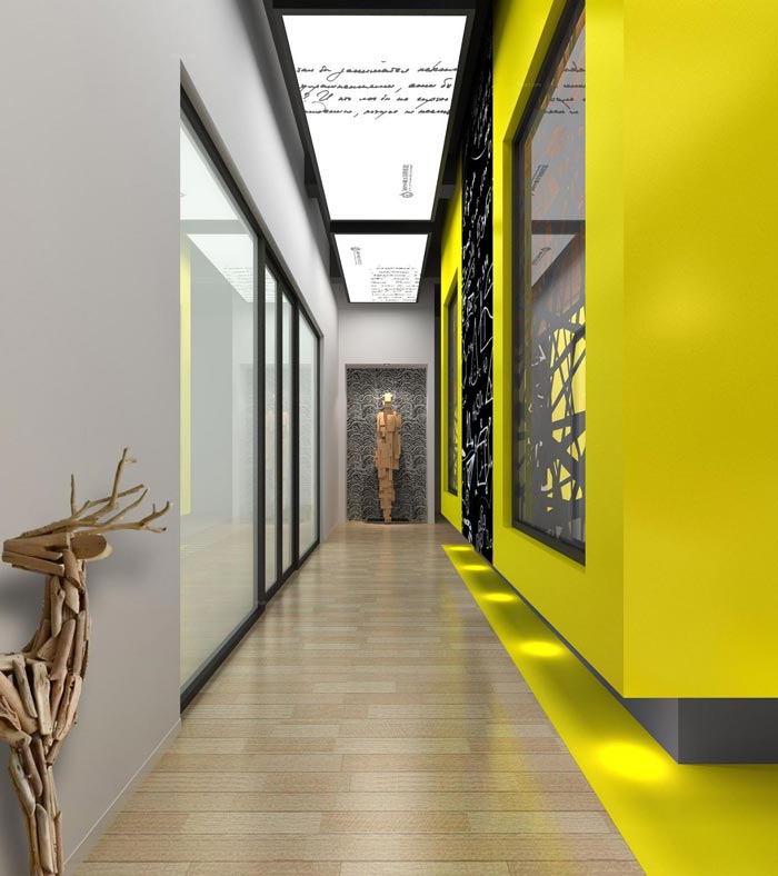 創(chuàng)業(yè)孵化器入口裝修設計效果圖