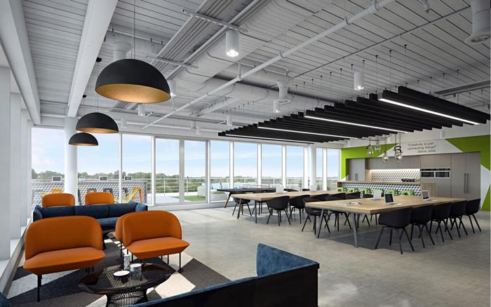 夾層樓辦公室休息區(qū)裝修設(shè)計(jì)效果圖