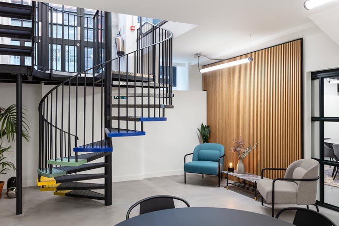 兩層辦公室樓梯裝修設(shè)計效果效果圖