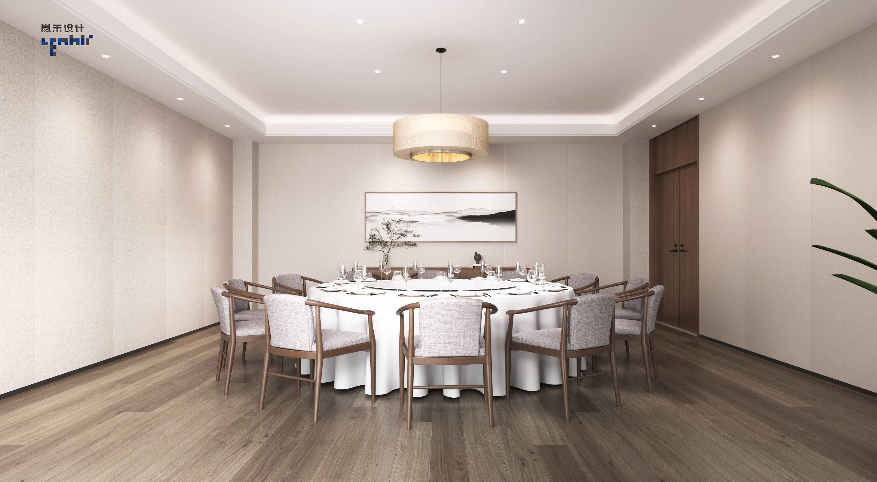 學校用餐區(qū)包廂效果圖