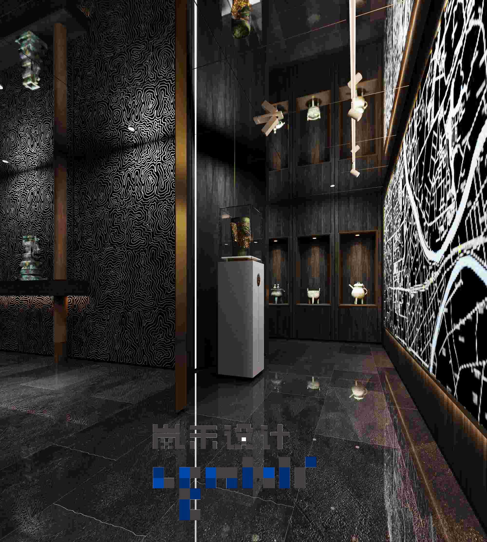 一樓走廊效果圖