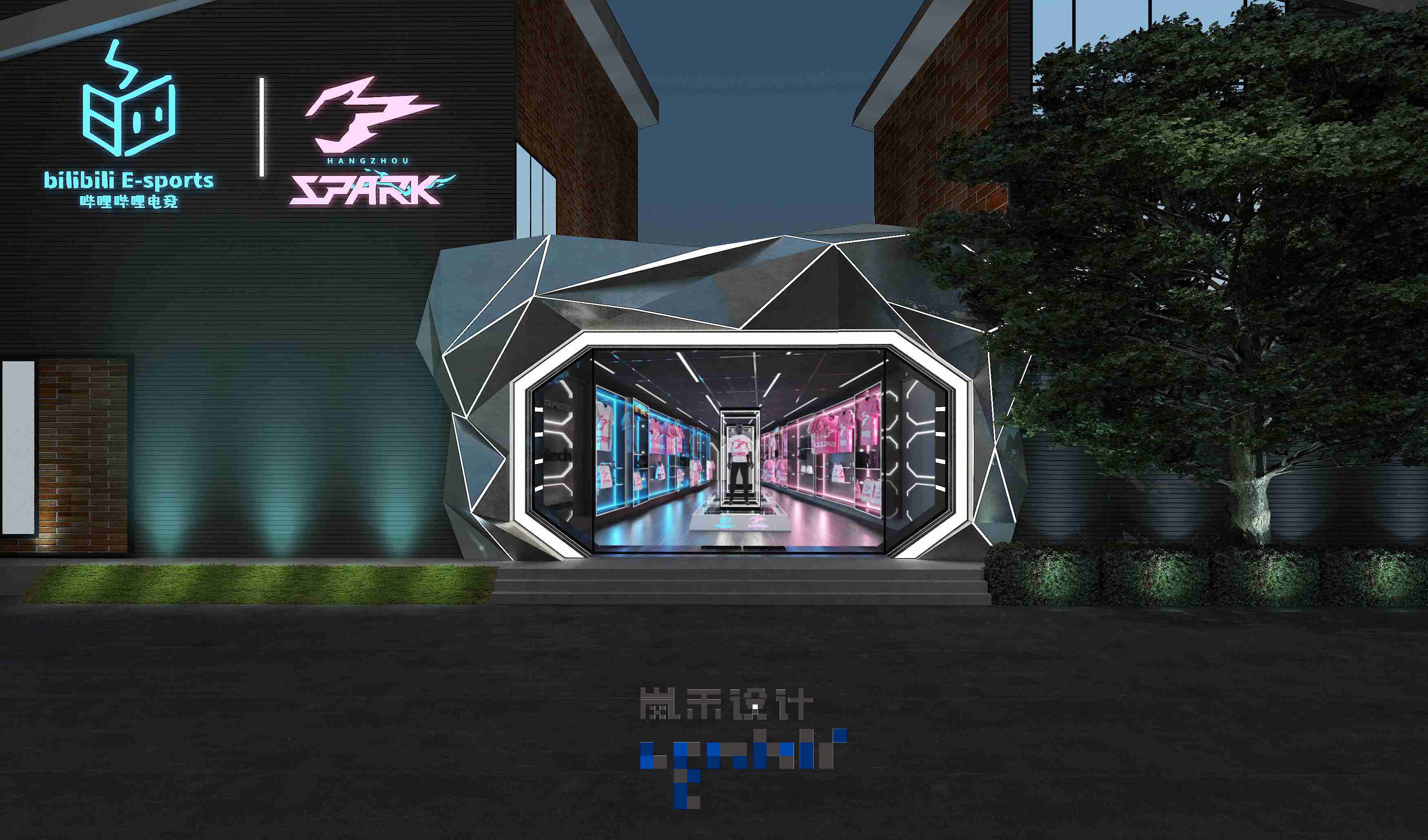 bilibili外立面效果圖